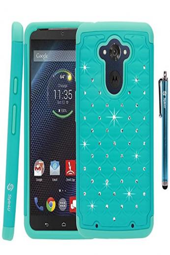 Moto Droid Turbo Case, XT1254 Case, vfunn Ultra Lightweight Hybrid PC Back Case Cover